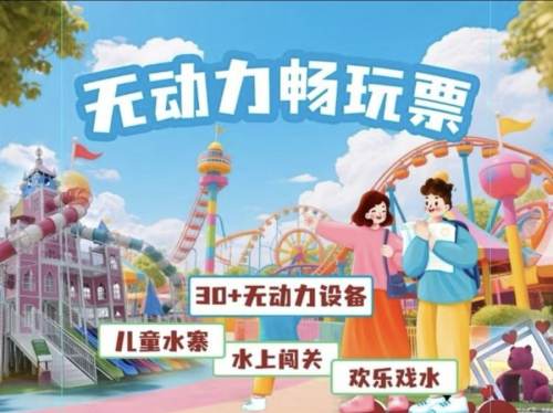 金水源欢乐岛【单人】无动力票